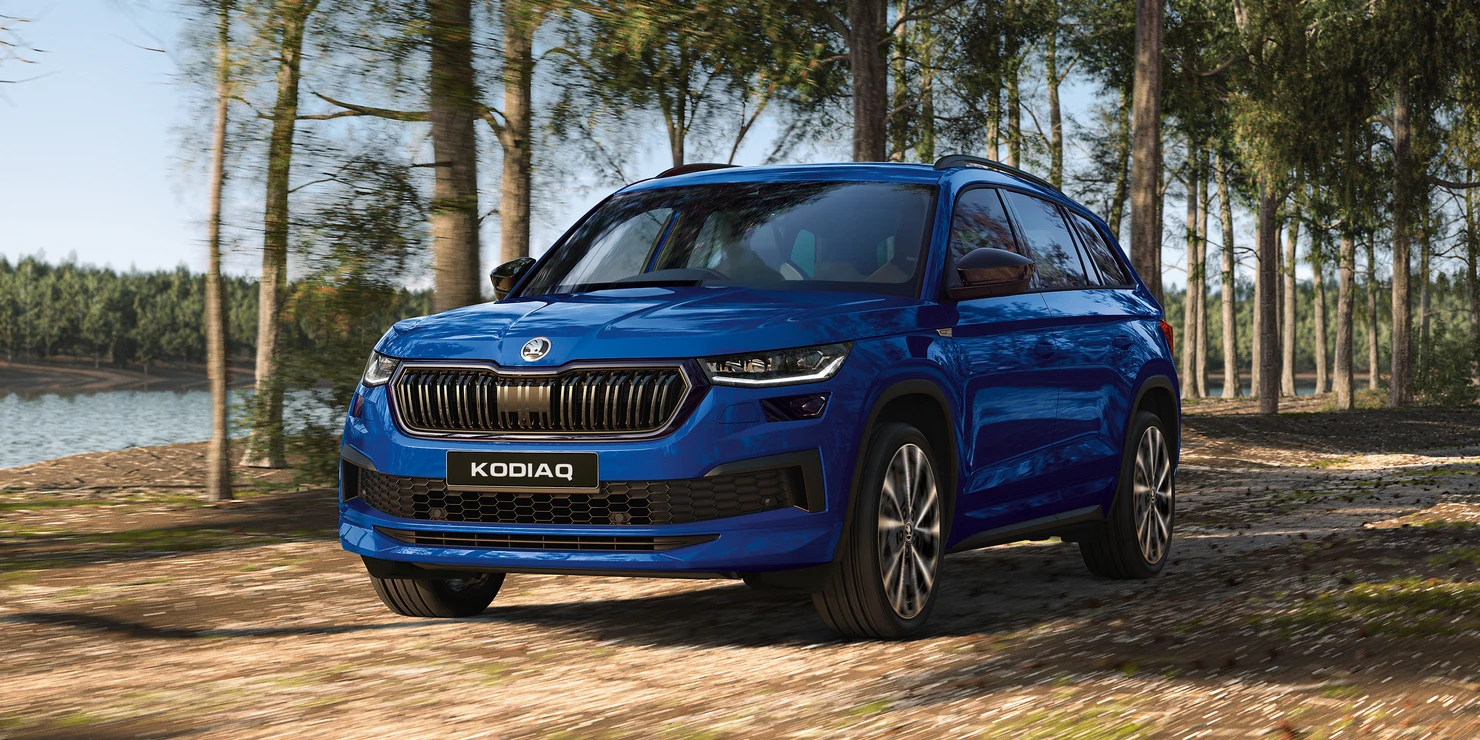 Every detail of the new ŠKODA KODIAQ SPORTLINE reflects its energetic attitude.