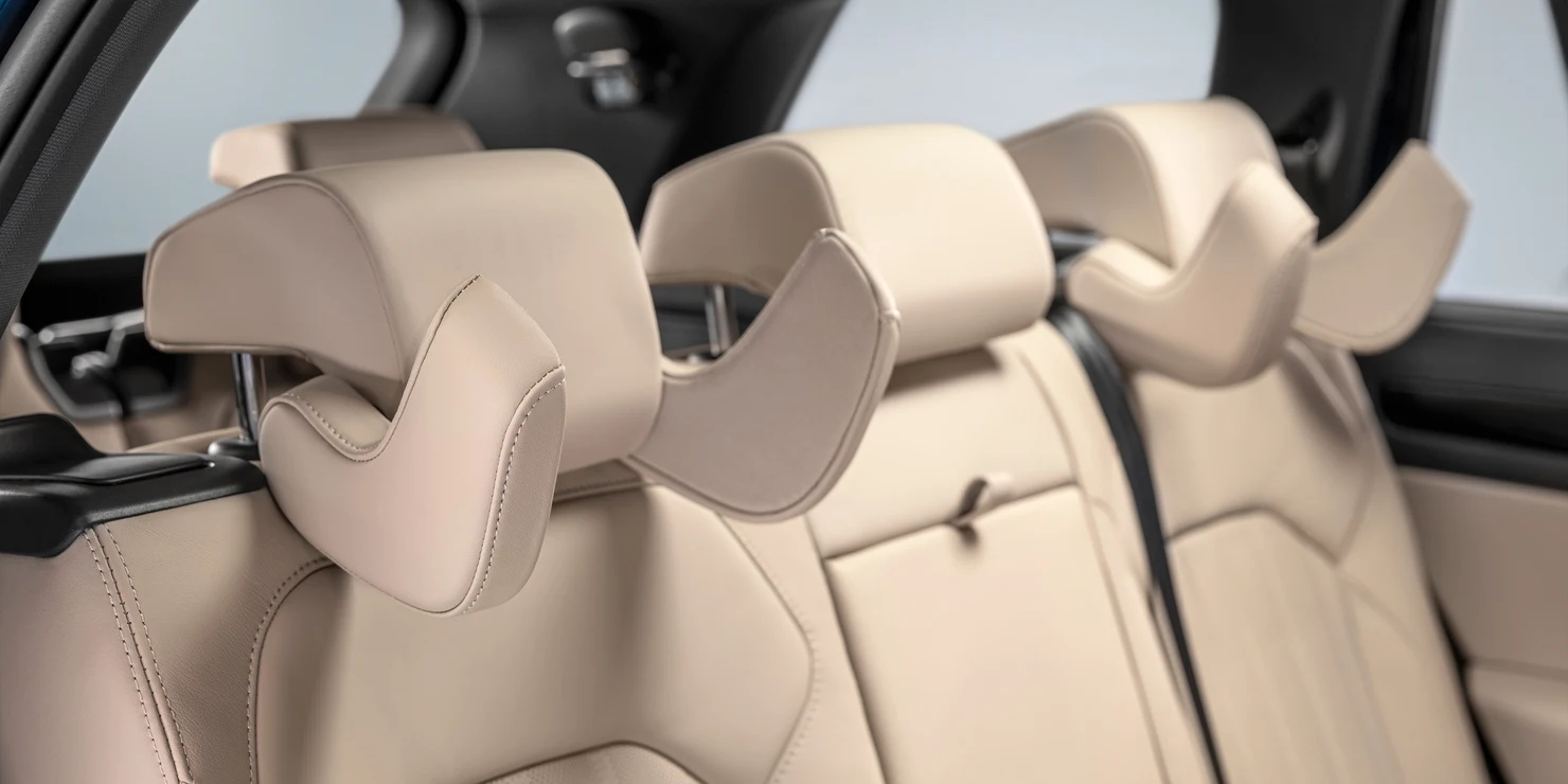 The Power Nap Package at the rear seat enhances comfort and safety along with with proper headrest for support.