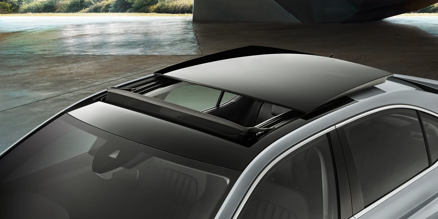 The sky is just a button away with an electric sunroof, enjoy a view of the stars wherever you go.