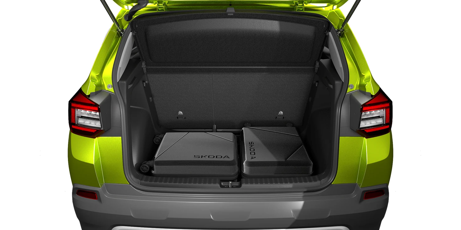 The Kylaq boot comes with many Simply Clever features and class-leading space of 446 litres